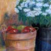 Mums & Apples Pastel Still Life