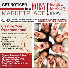 Rutgers Center for Urban Entrepreneurship & Economic Development (CUEED) Email Ad & Email Ad Images